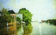 Claude Monet Landscape near Zaandam France oil painting reproduction